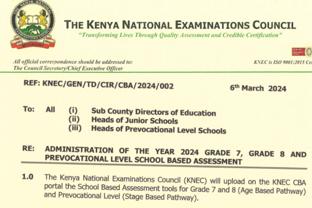 Term 2, 2024 Assessment of Grades 7 and 8 - Clarification and Instructions